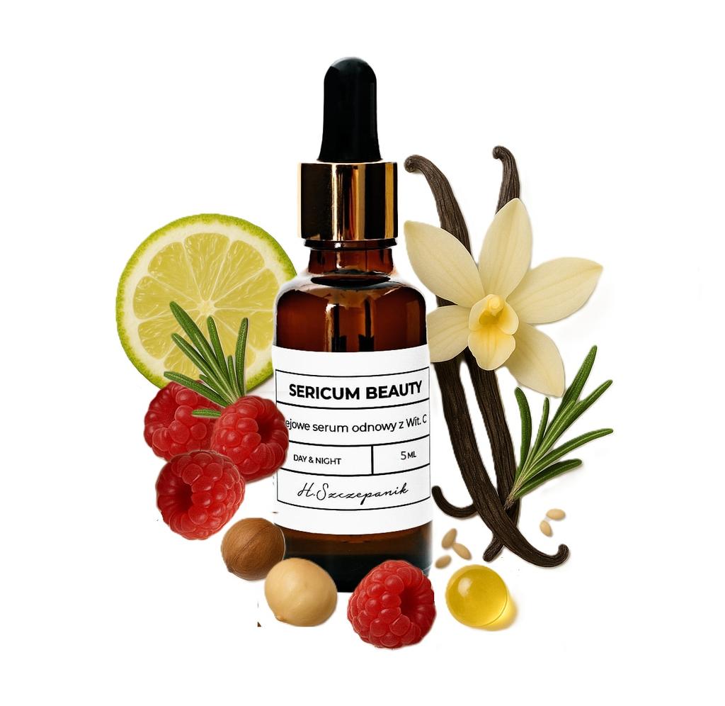 Sérum huileux à la vitamine C anti-rides 5 ml