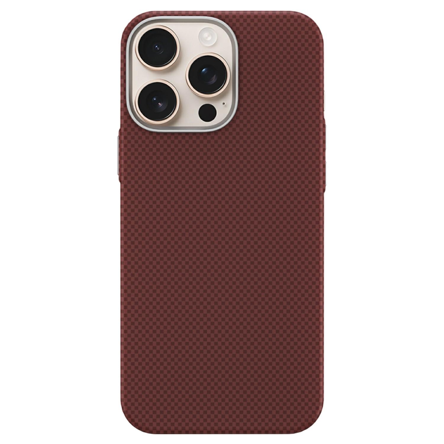 

GKK Чехол для iPhone 16 Pro, совместимый с MagSafe, ПК+ТПУ Ультратонкий чехол для телефона Red