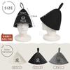 [E-Reise] Sauna Hat Felt Fabric Sauna Cap Men's Women's (Gray)