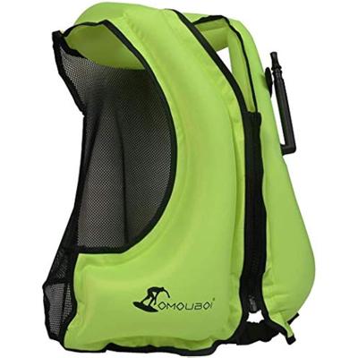 Chalecos de esnórquel para adultos, chaquetas inflables de flotación, chaleco de flotabilidad para Kayak ligero, natación portátil, deportes acuáticos al aire libre (Adecuado para 100-220 libras)