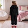 Warme zweiseitige Einteiler-Pyjamas für Kinder, Nachtwäsche, Loungewear für Jungen und Mädchen