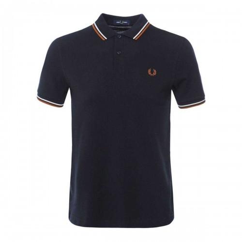 Fred Perry Mens Double Tipped Collar Polo Shirt