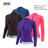 KEMALOCE Fietsen Shirt Vrouw Lange Mouw Herfst & Lente Roze & Paars & Blauw Reflecterend Ademend High End Fiets Fiets Shirt