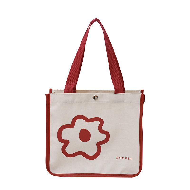 Retro Portable Large Capacity Shopping Tote Bag Stylish Handheld Design For Daily Use