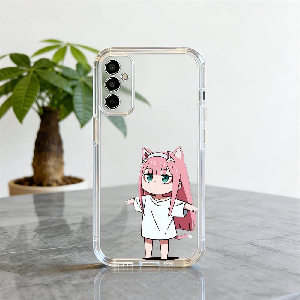 Chibi Girl Phone Case For SamsungA10,12,20,21S,30,31,40,50,51,52,70,71 Transparent Cover