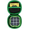 Tic Tac Toe Board Game 3 In 4 Tic Tac Toe Mechanical Handheld Puzzle Game Console Storage Case Black Green Lebakort (Case Only) + -
