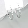 Minimalist Geometric Irregular Twisted Large Hoop Earrings For Women Unique Temperament Ear Cuff Jewelry Accessory