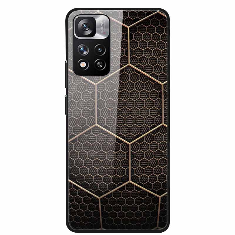 Tempered Glass Case For Xiaomi Redmi Note 11 Pro+ 5G Cover Hard Protective Funda for Redmi Note 11 Pro Plus 5G Luxury 6.67 Inch