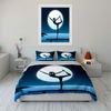 Yoga pose silhouette. Bedding sets Duvet cover sets Duvet covers Pillowcases(1*Duvet Cover 2*Pillowcases without duvet insert)