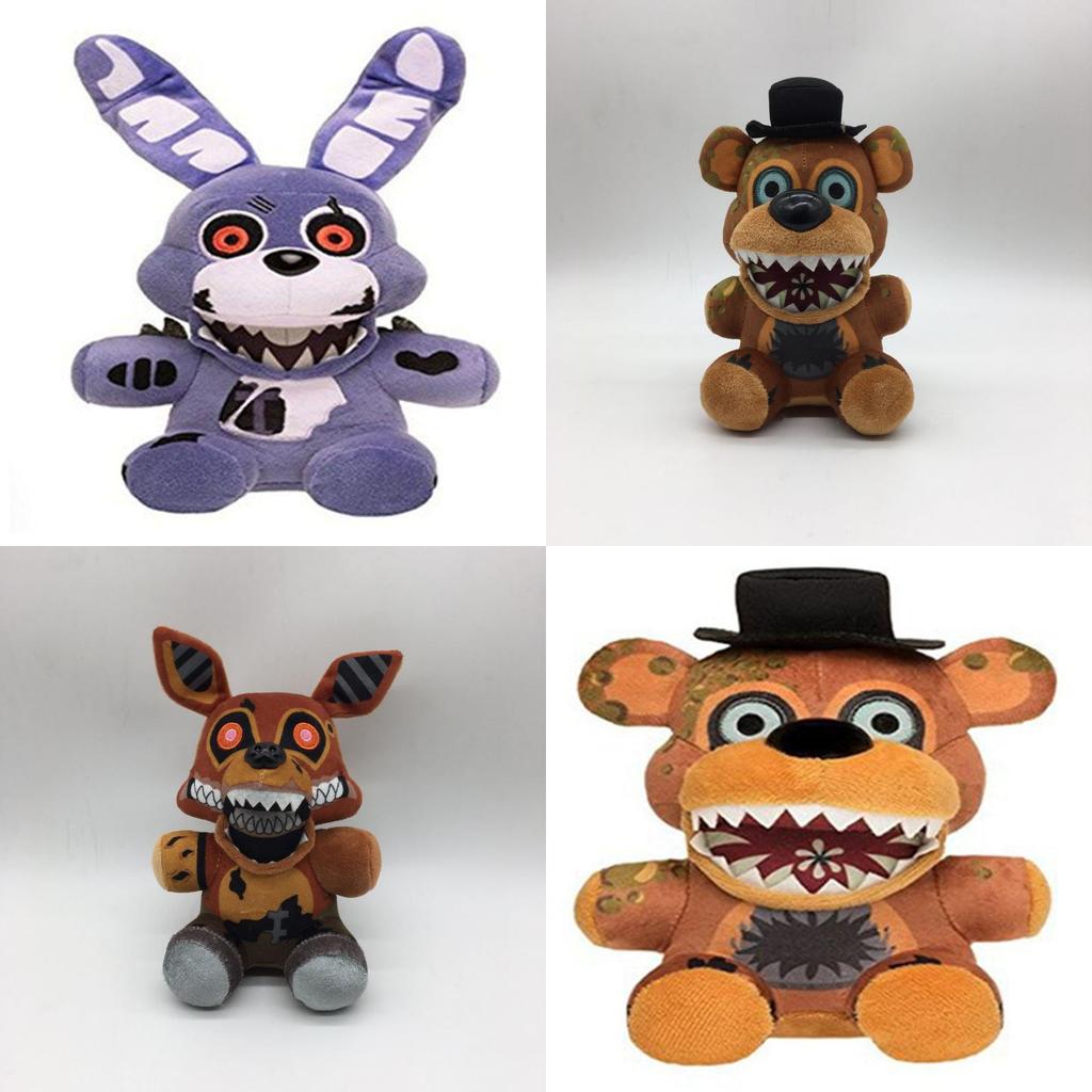 Five Nights At Freddy's Plüschtier Weiches Stofftier Chica Bonny Foxy Kindergeschenk 18cm