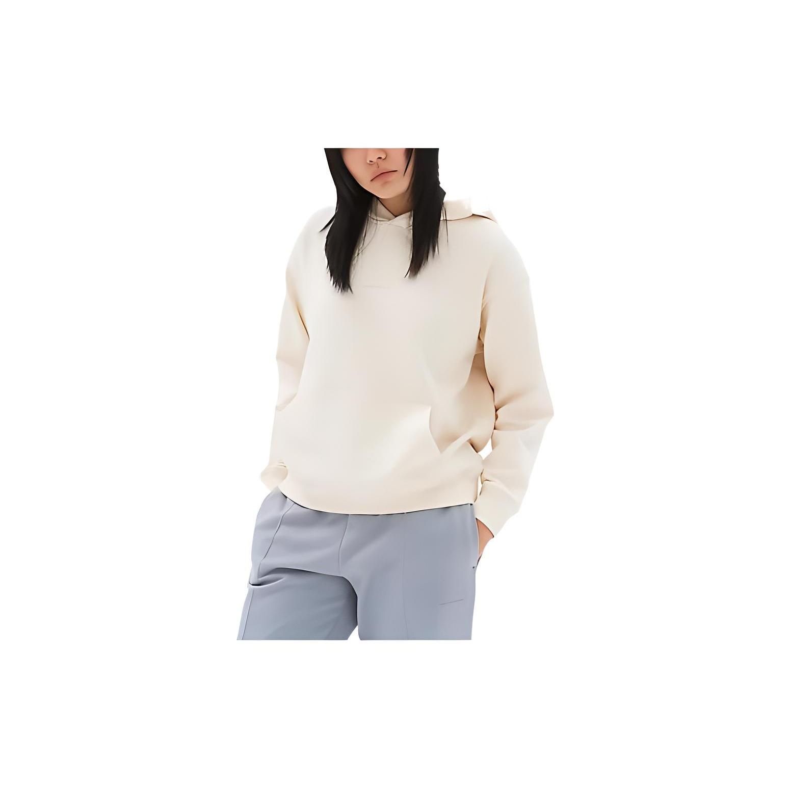 (WMNS) New Balance Athletics Nature State Hoodie Asia Sizing Beige Women s AWT23554-GIE L