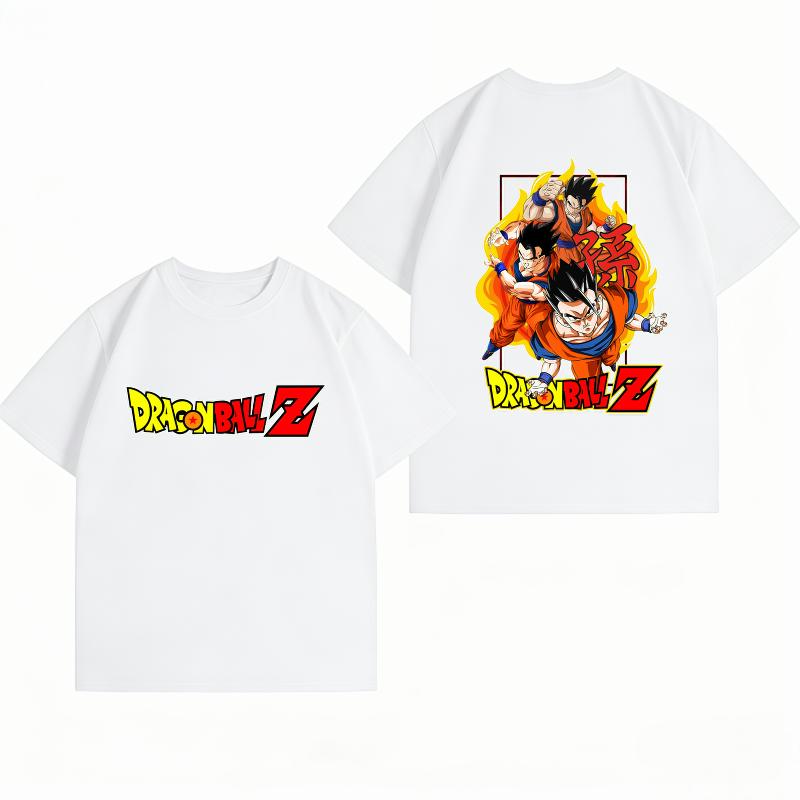 Unisexs Clothing New 100 Cotton Breathable Summer TShirt Dragon Ball Z Gohan Goku Print Unisexs Tops
