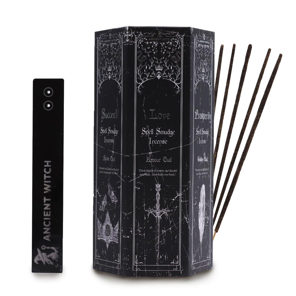 Pyramid Shape Display Incense – Set of 5 Ancient Witch Scents & Spells