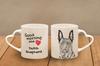 Dutch Shepherd Dog, Dutch Herder - cup with a dog, adorable cup with a heart-shaped handle, universal gift from the Art-Dog brand