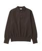 XOX Essential Collared Neck Crop Knit [Brown]