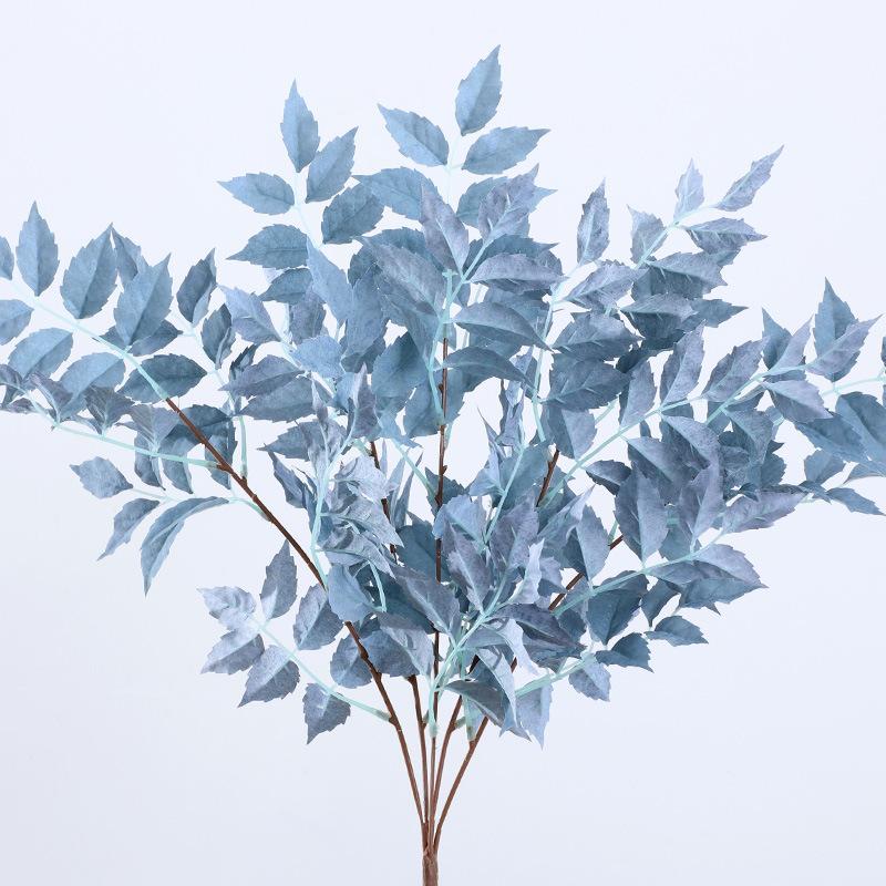 Simulation leaf bundle Lingxiao leaf wedding simulation flower ceiling road guide scene with flowers simulation green plants