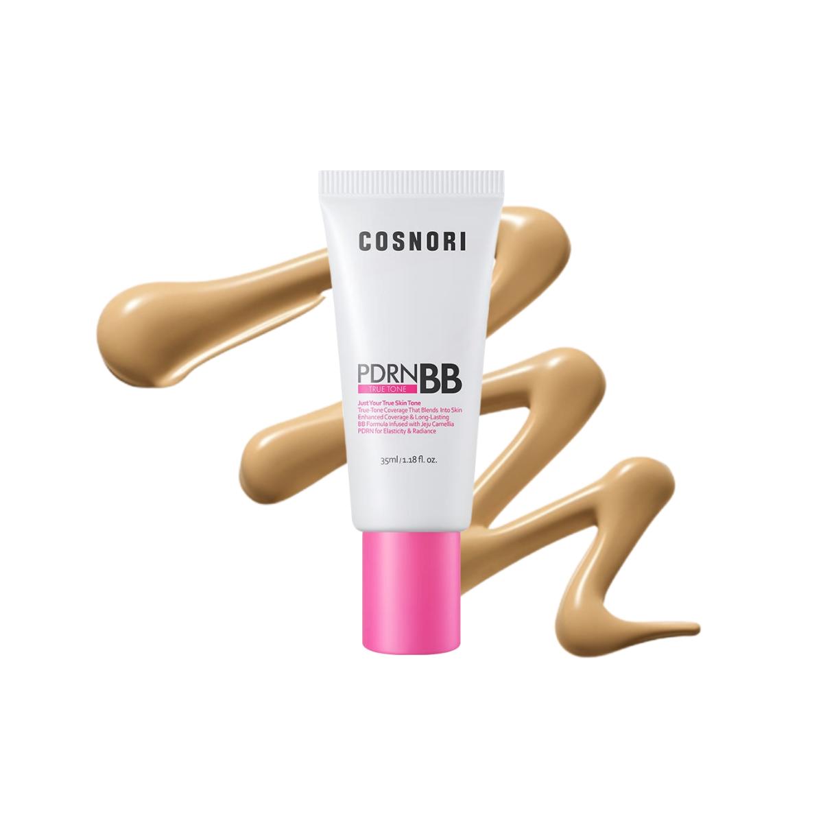 COSNORI True Tone PDRN BB Crème SPF 50+ PA++++ Glow Verhogend 35ml Stralende Make-up Dagelijkse Basis