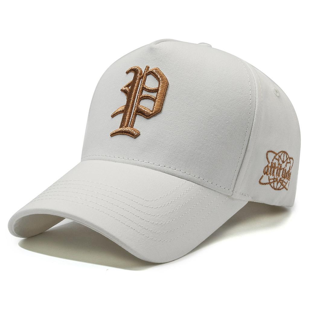 Fashionable hats for men and women: hard-brimmed embroidered baseball caps for outdoor activities, shopping and day trips, offering sun protection