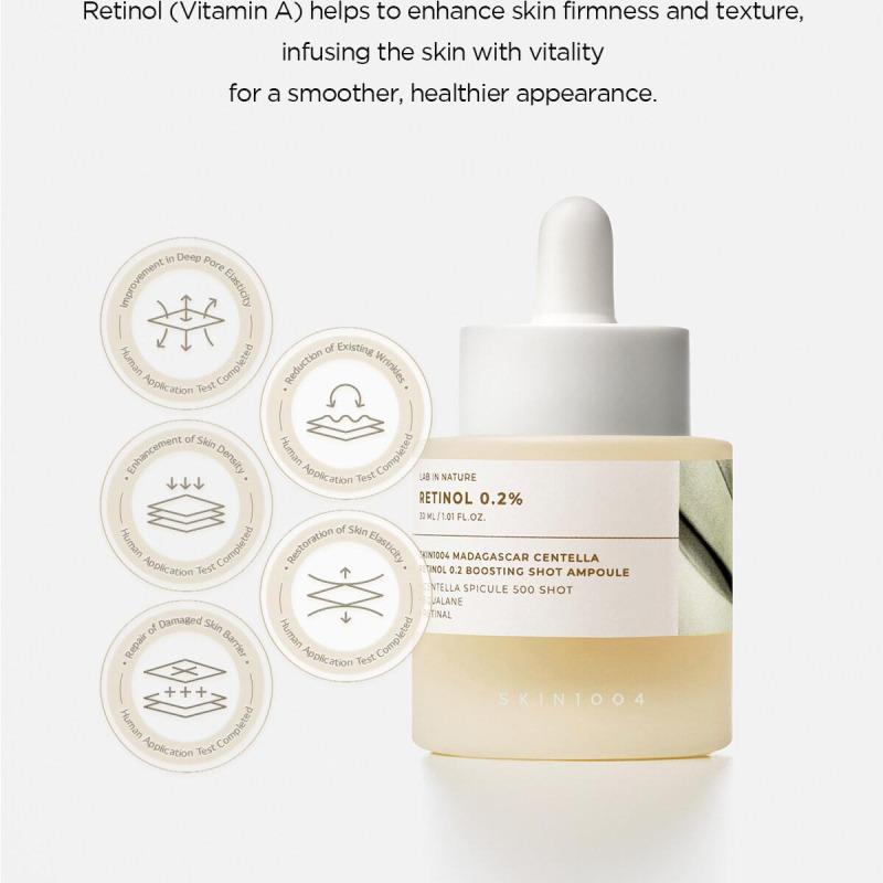 SKIN1004 Madagascar Centella Retinol 0.2 Boosting Shot Ampoule 30ml
