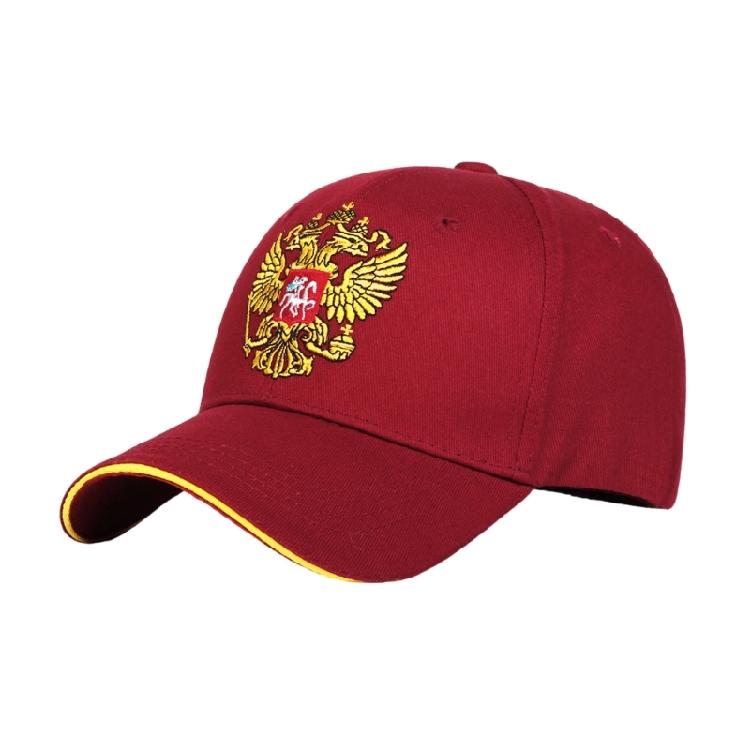 Comfortable Cotton Baseball Caps with Embroidery Russian Emblem for Travel and Leisure Event Women Men Unisex Sun Hat