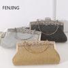 Shinny Luxury Clutch Bag Glitter Wedding Evening Bags with Rhinestone Shoulder Bags Small Handbags Hobos Fashion Party Purse