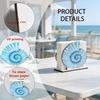 Creative Ocean Theme Wooden Napkin Holder Fish Shaped Decorative Desktop Ornament Large Capacity Tissue Holder Cafe