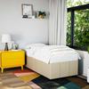 VidaXL Bed Frames Without Mattress Cream 90x200 Cm Fabric 3284809