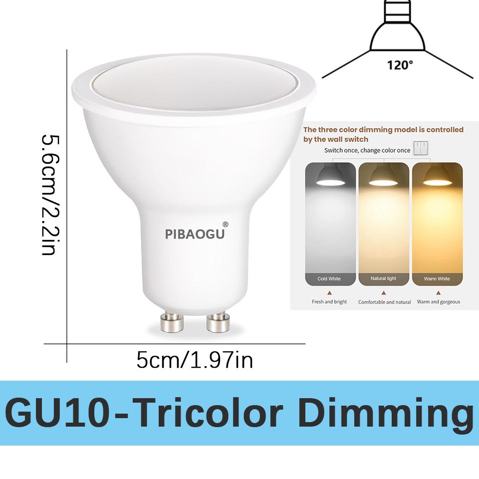 10PCS GU10 LED Light Bulb Lamp AC220V 3W 6W 9W 12W Dimmable Led Spotlight Led Lamp Bulb For Living Room Home Decoration Lighting