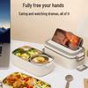 TAFUCO 316L Stainless Steel 2-Layer Divided Lunch Box