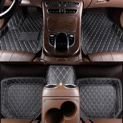 Sinjayer RHD LHD Lado Alto Couro XPE Tapete Universal para Carro Para Honda Accord FIT Jazz CR-V XR-V UR-V CR-Z City CIVIC