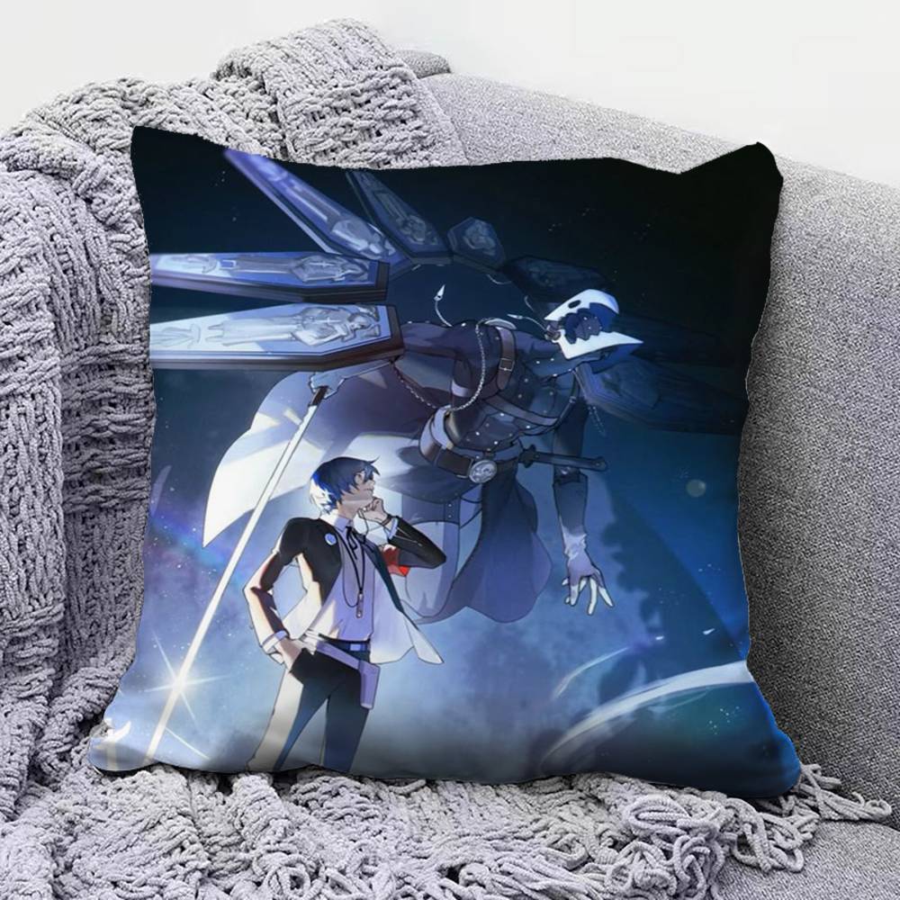 Makoto  Persona  Aigis P Home Sofa Cushion Covers and Aecorative Custom Pillow Covers