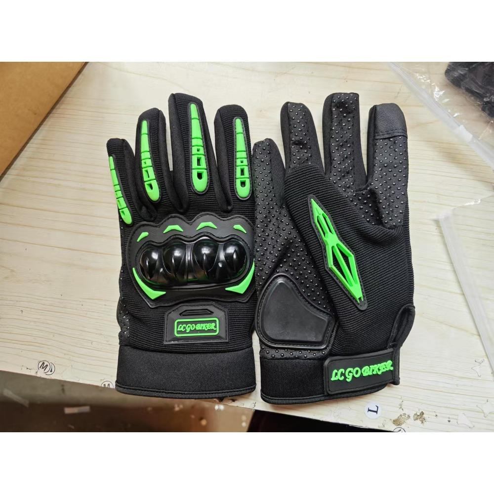 Outdoor cycling locomotive motorcycle long finger gloves