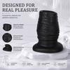 Oversized Hollow Anal Plug - Liquid Silicone Glove Shape Expander for Men Women, Backdoor Trainer Adult Sex Toy