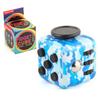 4 Pack Fidget Cube Fidget Toy,Magic Cube Stress and Anxiety Relief Toy,Infinity Cube Fidget Toy Cube Relaxing Hand-Held,Killing Time Cool Fidget Block