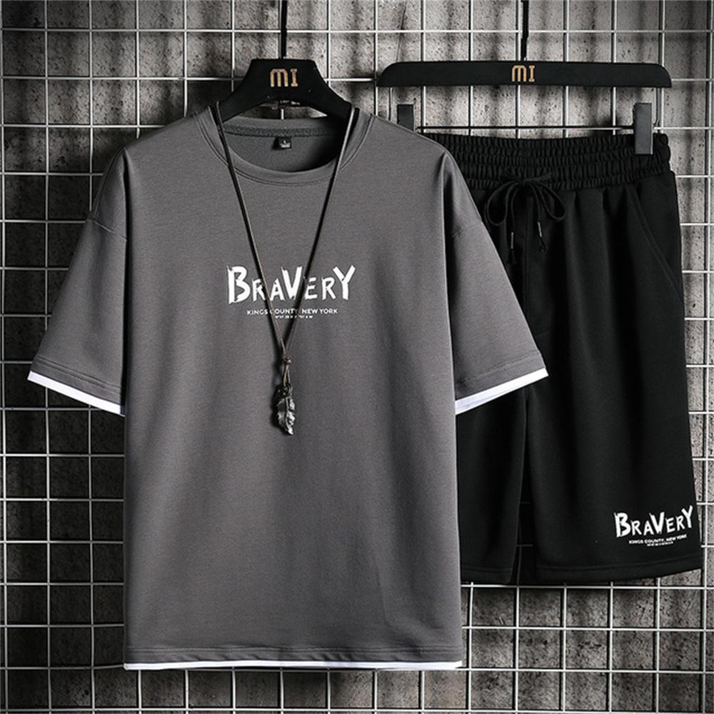 Men Tracksuits 3d Printing 2 Pieces Tops and Shorts Sportswear Man Clothes Set Suit Fashion Jogger Outfit Oversized Men Costume