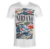 2026 Top Nirvana Gráfico Marca de Moda de Lujo Unisex Verano Manga Corta Algodón Camiseta para Mujeres y Hombres