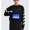 OFF WHITE Diagonal Helvetica Oversized Sweatshirt OMBA058C99FLE0011001