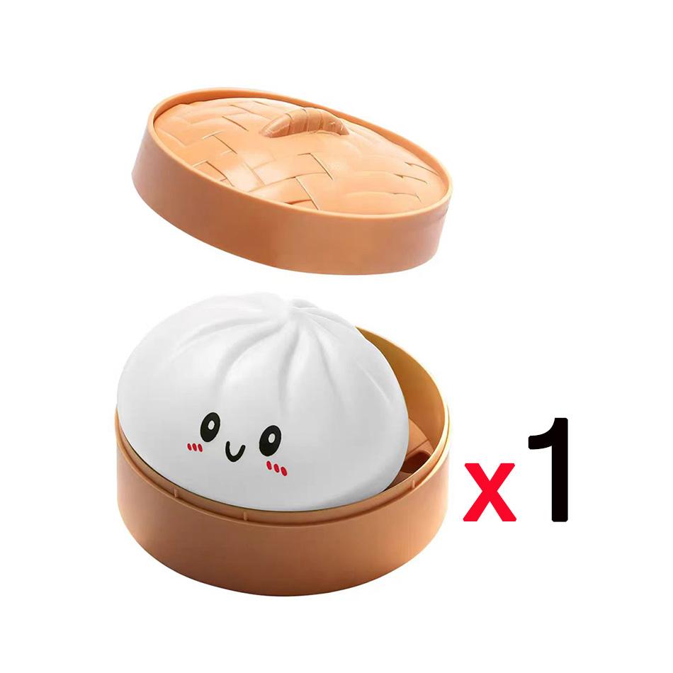 Dumpling Glitter Dumpling Squishy with Box Dumplings Sensory Squeeze Toy for Stress Relief