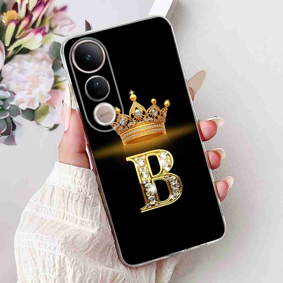 For Vivo V50 Lite 5G Case Luxury 26 Letters Cover Soft Silicone Phone Case For Vivo V50 Lite V50Lite 5G Back Cover Fundas
