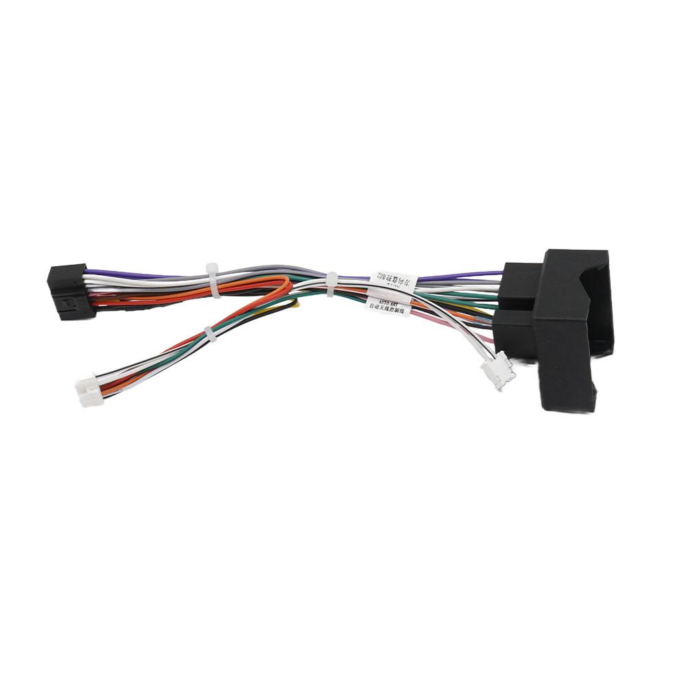 For Ford Mondeo 07-10/Focus 07-11/C-MAX 07-10 Car Stereo Audio 16PIN Android Power Wiring Harness Cable Adapter With Canbus Box