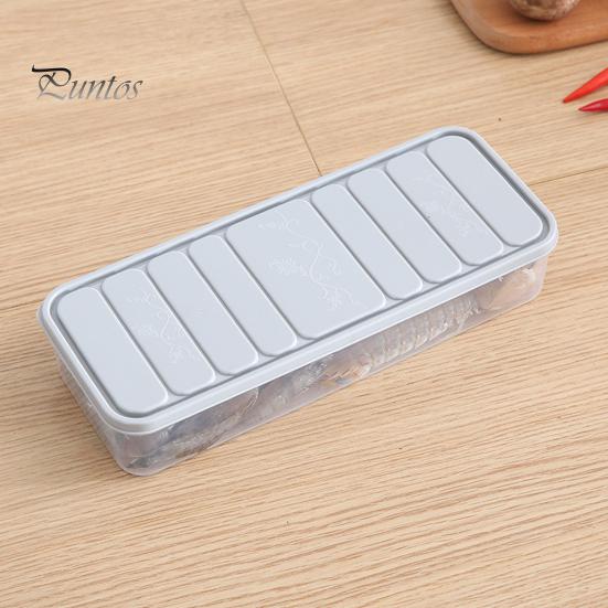 Cutie de depozitare găluște Organizator frigider de capacitate mare Cutie transparentă de depozitare a alimentelor pentru bucătărie de acasă