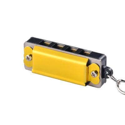 Cartoon Zodiac Necklace Keychain: 4-Hole 8-Tone Harmonica