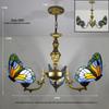 Tiffany Butterfly Pendant Light for Bedroom, Dining Room, Bar, Coffee Shop, Creative Club, KTV, and Counter Lighting