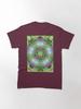 Pentangle Pastel Shades Multicolored Kaleidoscope Pentangle Pattern 4 Classic T-Shirt
