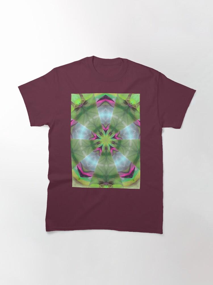 Pentangle Pastel Shades Multicolored Kaleidoscope Pentangle Pattern 4 Classic T-Shirt