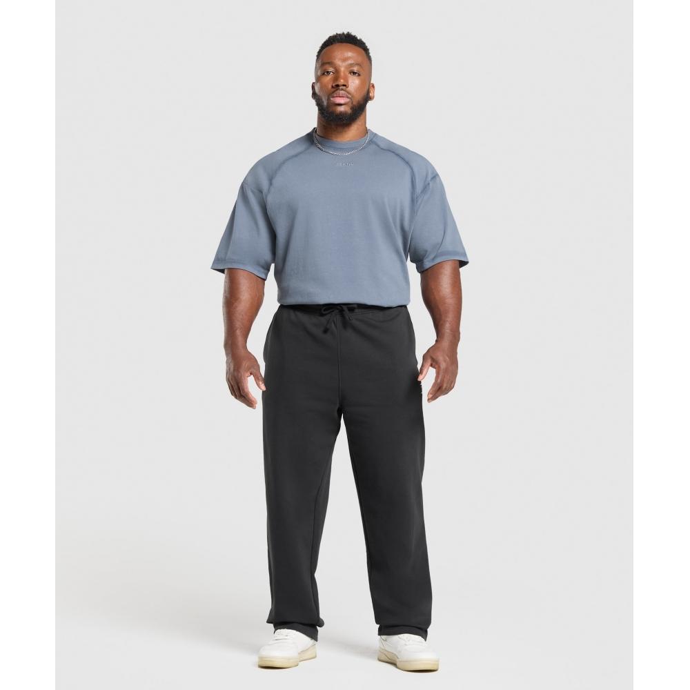 Gymshark HeavyweighT T shirT Iron Blue A2b9p ucTm