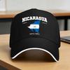 Sommer Freizeit Baseballkappe Flagge von Nicaragua Tennis Skate Truckerhut Für Frau Mann Sonnenschutz Karte Nicaragua Klassische Baseballkappe
