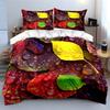 Colorful Leaves Decorative Set Soft Comfortable Duvet Cover Bedding Set Included 1*Duvet Cover & 2*Pillowcases, Gift