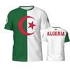Algeria Flag T-shirt Men Women Patriotic Graffiti Print Short Sleeve Green T Shirts Casual Summer Street Football Tee Top 2025