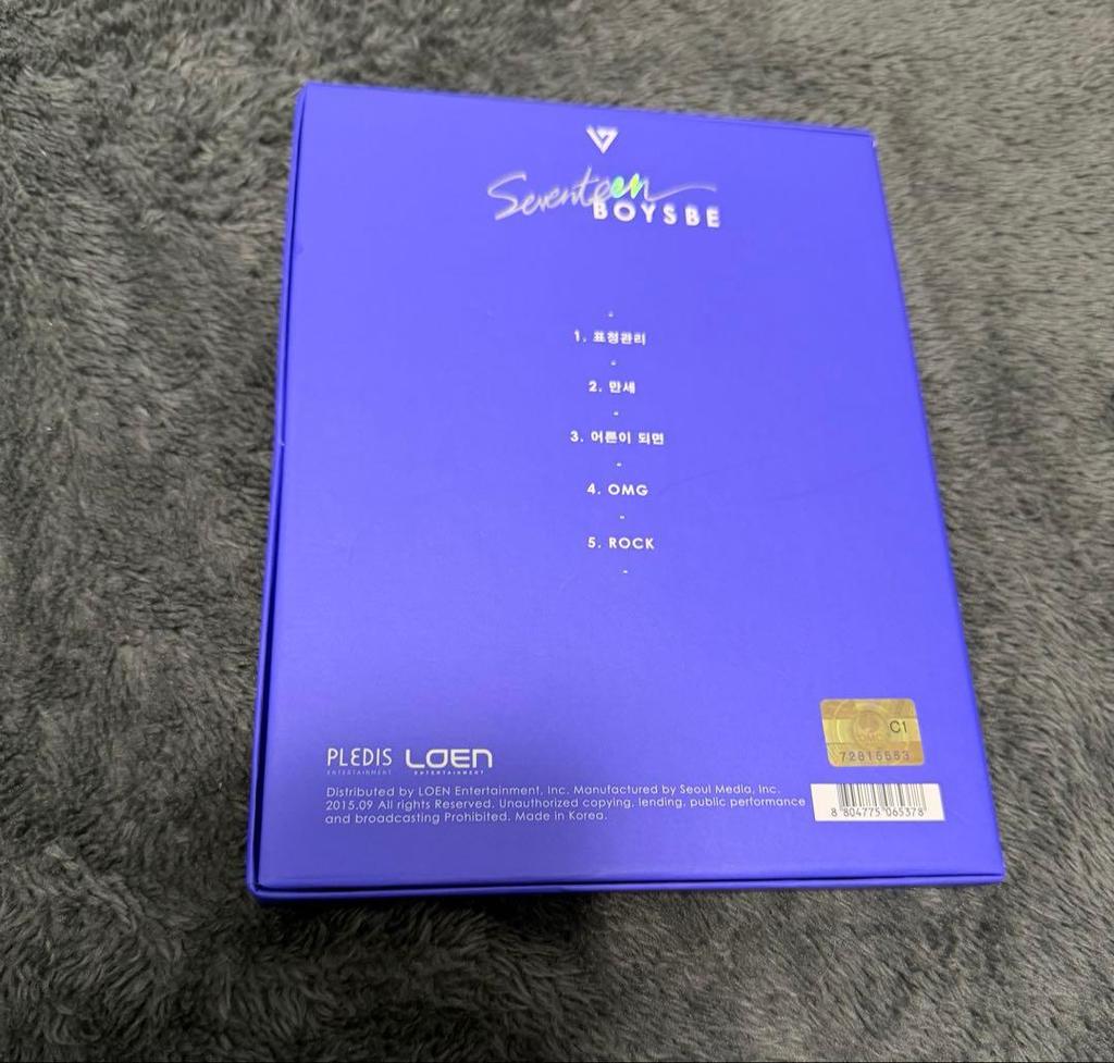[USED] SEVENTEEN BOYSBE 2nd Mini Album THE8 Autographed